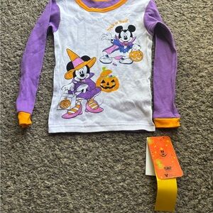 Disney Mickey & Minnie Halloween Pajama Top